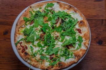 Gourmet pizza at Bodrum NYC