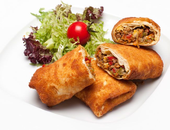 Freshly prepared borek ready to entice your guests with its savory aroma. 
